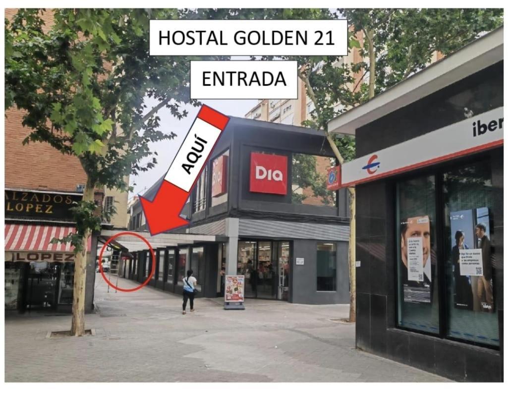 Hostal Golden 21*** Madrid Exteriör bild